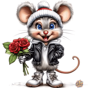 Gif animé amour lapin